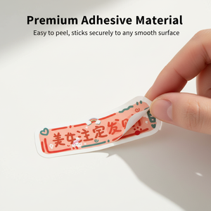 Low minimum order quantity custom kiss-cut stickers durable vinyl self-adhesive water cup decoration stickers - Product Image 2