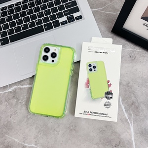 Funda Transparente de Lujo para <span class=keywords><strong>iPhone</strong></span> 17 Pro Max, Anti-amarillamiento, Cristal Suave, para <span class=keywords><strong>iPhone</strong></span> 16 <span class=keywords><strong>13</strong></span>, 2 en 1 - Product Image 2