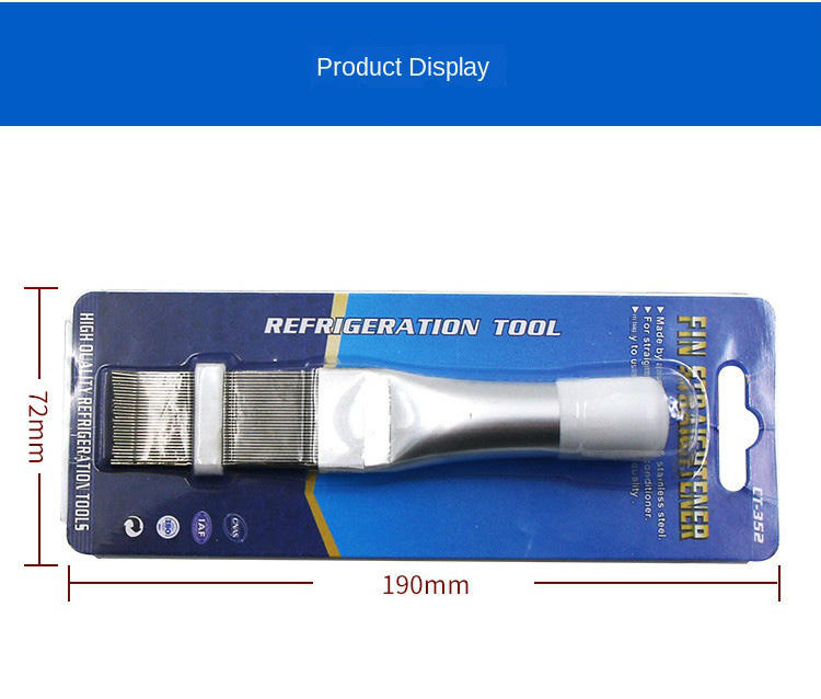 2 Pièces Peigne D'Aileron De Condensateur De Climatiseur, Brosse De Nettoyage à Ailettes