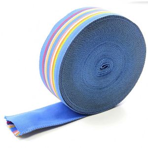 Durable Tubular Polyester Webbing Recycled Cotton-like Polyester Hollow Tubular Webbing for Bag Strap - Product Image 2