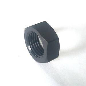 Écrous hexagonaux en alliage d'aluminium Jiax AN6 AN8 AN10 AN12 noirs pour modification automobile - Product Image 4