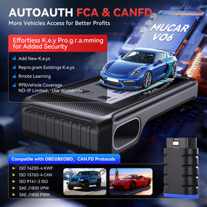 Outil de diagnostic automobile MUCAR VO6, scanner OBD2 complet, 28 fonctions de réinitialisation, mise à jour gratuite, contrôle bidirectionnel, codage ECU, outils de diagnostic automatique - Product Image 6