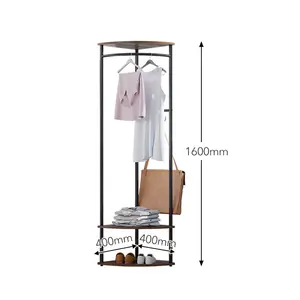 Phòng khách 4 tầng chức năng kệ gỗ hiển thị lưu trữ Rack, đa lớp kim loại hiển thị kệ