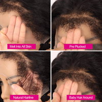 AHVAST SDD Pelucas de Cabello Humano Vietnamita Liso Natural, Frontal de Encaje Sin Pegamento HD, Venta al por Mayor, Pelucas de Cabello Humano con Cutícula Alineada