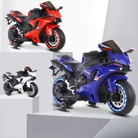 Moto électrique cross pour enfants de 2 à 7 ans, grande taille, en plastique, à roulettes
