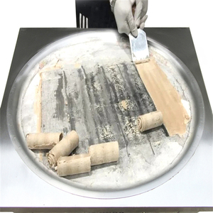 Kolice expédie depuis l'entrepôt américain ETL Machine à glace frite ronde simple de 55 cm / machine à glace frite / machine à glace roulée - Product Image 5