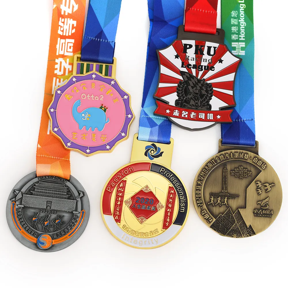 Medallas y trofeo de alta calidad, medallas grabadas personalizadas, regalo de recuerdo