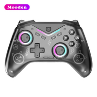 Manette de Jeu Sans Fil J CM-619 Hall-Linéaire CM619 Prise en Charge pour Switch Steam/IOS/Android/PC avec Lumière RGB