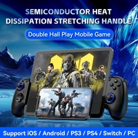 Control de Juego Inalámbrico Extensible para Teléfono Móvil y Tableta D10S, Joystick para Juegos, Compatible con Xbox/IOS/Android/Switch