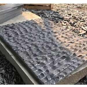 กระเบื้องบุผนังหิน ลายกัดน้ำ กระเบื้องตกแต่งผนังหิน ลายน้ำไหล ผิวหยัก กระเบื้องบุผนังหินบะซอลต์ - Product Image 4