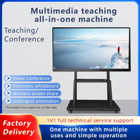 Vente directe d'usine, tableau blanc interactif intelligent à écran LCD haute définition de 55 pouces pour l'enseignement et les réunions