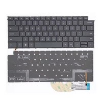 Clavier de remplacement en gros pour ordinateur portable Dell Latitude 15 9510 9520 2-en-1 03R93D US rétroéclairé sans cadre noir