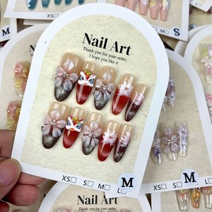 <span class=keywords><strong>Ongles</strong></span> artificiels de haute qualité, personnalisés, réutilisables, à couverture complète, imprimé léopard, style français, multi-tailles, en acrylique - Product Image 2