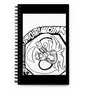 IW Comics # Quaderno a Spirale con Stampa Polpo, Personalizzabile con Logo, Opzioni di Formato A4 A5 A6, Copertina in Pelle - Product Image 1