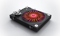 Tapis graphique personnalisé Tapis antidérapant Tapis à gratter Tapis en feutre pour platine vinyle 12 "7" LP DJ Tourne-disque vinyle