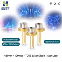 Original OSRAM PLT5 450GB Blue Laser Diode 450nm 110mW TO-18 for Star Sky Galaxy Projector Atmosphere Lighting Module
