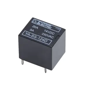 Yuanze YA- automobile mini relay SARD 20A 14VDC 4pin 5pin Car relays HFKW 20A micro Motor control relay