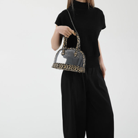 Nouveaux sacs à main tendance, grande capacité, motif peau de serpent, sangle en chaîne PVC, doublure en cuir véritable, luxe, légers, pour un usage quotidien féminin