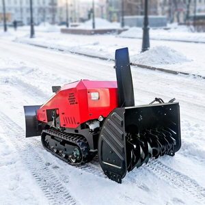Souffleuse à neige robotisée télécommandée, souffleuse à neige professionnelle portable autopropulsée sans fil à batterie, à chenilles, à essence - Product Image 1