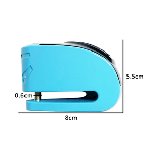 Alarme <span class=keywords><strong>antivol</strong></span> <span class=keywords><strong>antivol</strong></span> Serrure <span class=keywords><strong>sonore</strong></span> à poussoir Sécurité Scooter électrique Vélo Moto Alarme de roue Verrouillage de frein à disque - Product Image 2