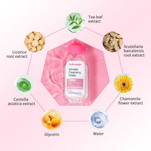 Eau <span class=keywords><strong>Micellaire</strong></span> Bio <span class=keywords><strong>en</strong></span> Gros Démaquillant Sans Huile Nettoyage Profond Visage Yeux Lèvres Hydratant Éclaircissant Marque Privée - Product Image 3