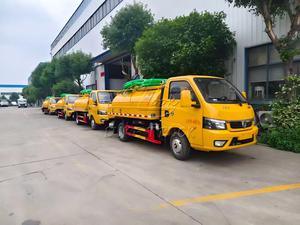 รถดูดสิ่งปฏิกูลแบบไฮโดร-แวค DFAC 3CBM 95 แรงม้า สำหรับทำความสะอาดท่อระบายน้ำและสิ่งปฏิกูลเคลื่อนที่ในเขตเทศบาล - Product Image 2