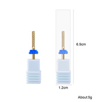 Huarong – Tête de polissage multifonction en acier inoxydable pour ongles, fraise pour éliminer les peaux mortes, outil de ponçage, prétraitement Rocket
