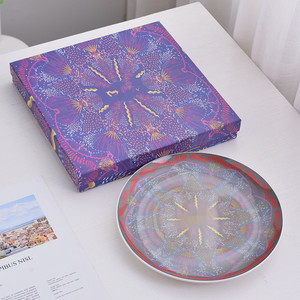 Ensembles de vaisselle de Style arabe de grande valeur maison vaisselle en céramique créative bohème avec poignée ensemble de couverts réutilisables - Product Image 1