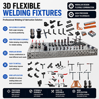 Kit de fixation pour table de soudage 3D flexible, fourni par l'usine, banc de soudage en fonte pour applications générales de fabrication de soudures métalliques