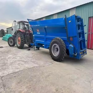 Épandeur de fumier de tracteur de ferme pour la fertilisation de déchets d'élevage et de compost avec le contrôle hydraulique - Product Image 6