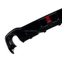 Aileron d'extension de pare-chocs arrière ABS avec lumière pour Volkswagen Golf 8 MK8 R line GTI 2020-2023 Kits de carrosserie de protection de lèvre arrière