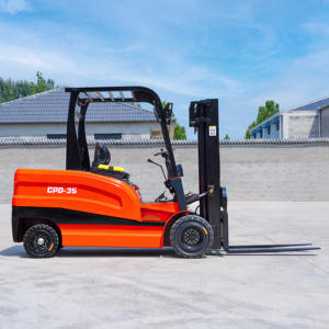 Precio barato carretilla elevadora eléctrica 3,5 toneladas 4x4 rueda Mini carretilla elevadora eléctrica envío gratis China hizo repuestos nuevo - Product Image 6