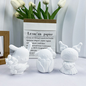 Moule <span class=keywords><strong>en</strong></span> silicone pour figurine <span class=keywords><strong>en</strong></span> plâtre à peindre soi-même - Moule 3D <span class=keywords><strong>de</strong></span> personnage <span class=keywords><strong>de</strong></span> dessin animé pour l'artisanat des enfants, la fabrication <span class=keywords><strong>de</strong></span> résine et <span class=keywords><strong>de</strong></span> bougies parfumées - Product Image 3
