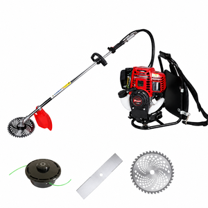 Cortasetos industrial profesional de 4 tiempos con una sola cuchilla y pértiga larga, cortacésped - Product Image 1