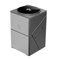Support de chargeur sans fil magnétique 3-en-1 à charge rapide 15W pour téléphones, écouteurs, montres connectées, PC, en aluminium avec bouton tactile intégré, pour la maison