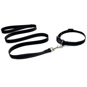 Collares acolchados suaves reflectantes para mascotas, nailon transpirable, Color personalizado, seguridad ajustable, <span class=keywords><strong>Collar</strong></span> de nailon para mascotas, collares para perros medianos y grandes - Product Image 4