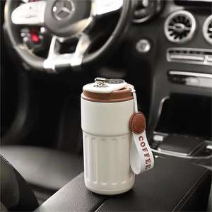 Bouteille d'eau en acier inoxydable à double paroi de 400 ml (14 oz) avec logo personnalisé, contrôle intelligent de la température, thermos pour la salle de sport - Product Image 6