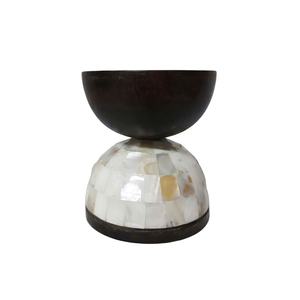Quemador de Incienso de Madera Natural con Madreperla, Hecho a Mano, Ecológico, Decorativo, Porta Aromas, Decoración para el Hogar, India, Diwali, Año Nuevo - Product Image 1
