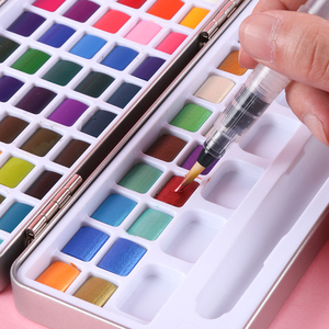 Ensemble de <span class=keywords><strong>peinture</strong></span> à l'aquarelle solide Giorgione 100 couleurs pour débutants Pigment sur papier ou toile - Product Image 3