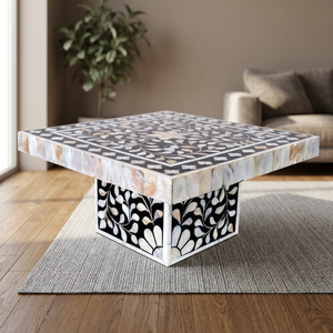 Meilleures ventes : Support à gâteau 2 pièces style nordique, écologique, avec incrustation de os américain, base décorative pour la maison, en promotion, lavage à la main uniquement - Product Image 1
