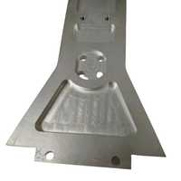 Plaque de montage en aluminium sur mesure, usinée CNC, adaptateur d'équipement, plaque de fixation en aluminium