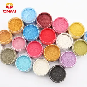 CNMI 30 Color Mica Powder Epoxy Resin Pigment (Total 150g/5.4oz)- Soap Colorant for DIY Slime Coloring and Soap Making Supplies