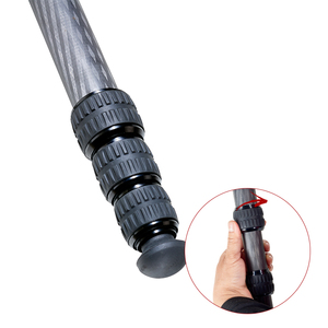 Treppiede Professionale in Fibra di Carbonio per Caccia, Treppiede Robusto per Fotocamere con Testa a Sfera DM324C - Product Image 5
