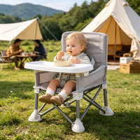 Chaise de camping pliable légère et portable pour bébé, moderne, écologique, respirante, avec harnais de sécurité pour l'extérieur