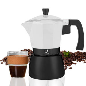 <span class=keywords><strong>Cafetera</strong></span> <span class=keywords><strong>Cubana</strong></span> Everich, <span class=keywords><strong>Cafetera</strong></span> Italiana Espresso Greca para Estufas de Inducción, Gas o Eléctricas - Product Image 2