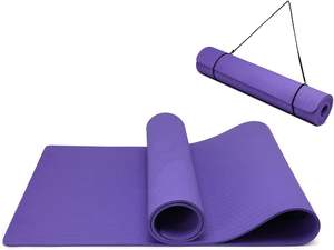 6 मिमी कस्टम प्रिंट उच्च गुणवत्ता वाले इको फ्रेंडली एकल और डबल रंग चटाई डी योग फोल्डिंग टिकाऊ योग पैड टी योग मैट - Product Image 4