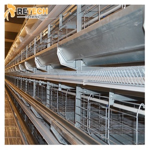 Bán Hot Hoàn Toàn Tự Động H Khung 4 Tầng Pin Gà Lớp Lồng Bán Cho Trang Trại - Product Image 1