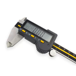 ASIMETO 306-12-6, calibre numérique en acier inoxydable, plage de mesure 0-300 mm, précision, grand écran LCD sans molette de réglage - Product Image 4