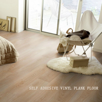 Carreaux de sol en vinyle pvc blanc, pelable et bâton 2mm, lvt