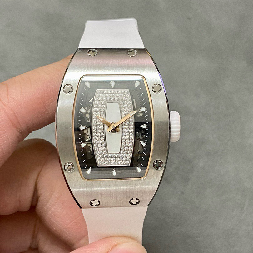 Titanium Case with Diamond Setting
